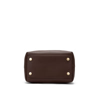 Adaline Genuine Leather Handbag (Brown)