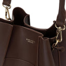 Adaline Genuine Leather Handbag (Brown)