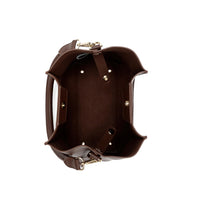 Adaline Genuine Leather Handbag (Brown)