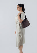 Emily Genuine Leather Handbag (Brown)