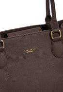 Annabelle Genuine Leather Handbag (Brown)