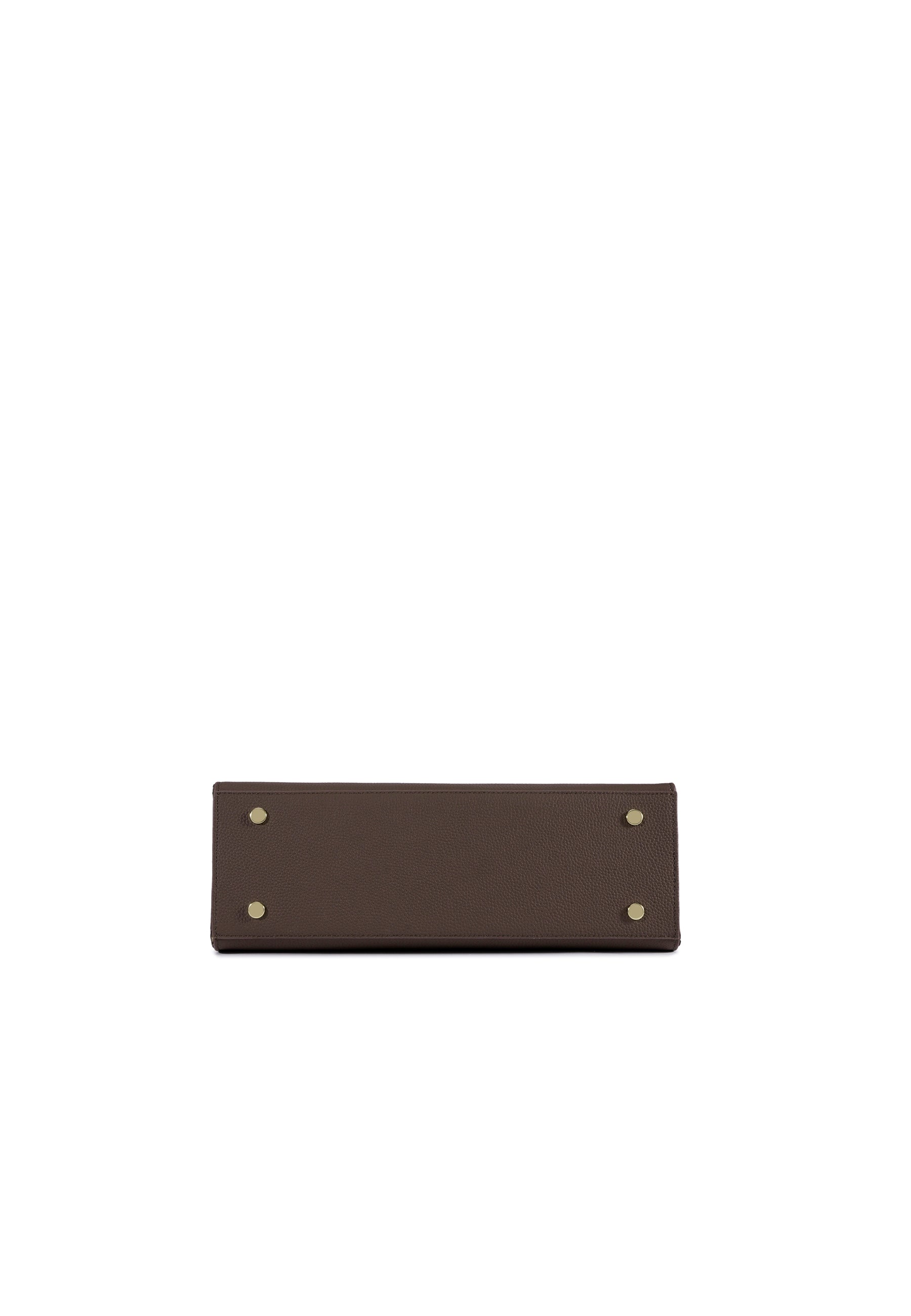 Nora Genuine Leather Handbag (Brown)
