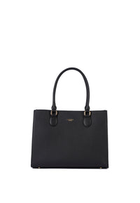 Annabelle Genuine Leather Handbag (Black)