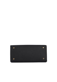 Annabelle Genuine Leather Handbag (Black)
