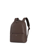 Louvre Genuine Leather Backpack (Brown)