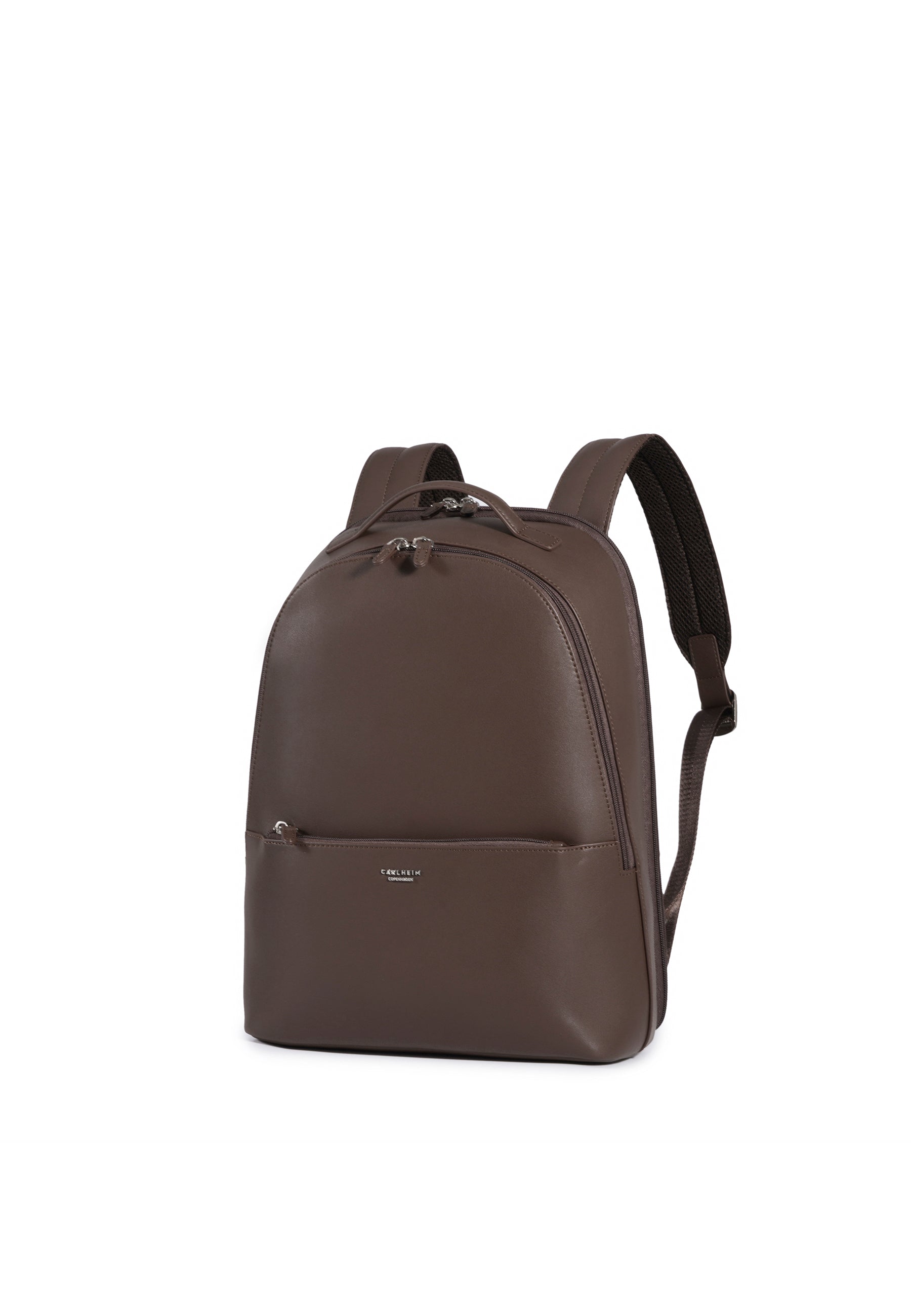 Louvre Genuine Leather Backpack (Brown)