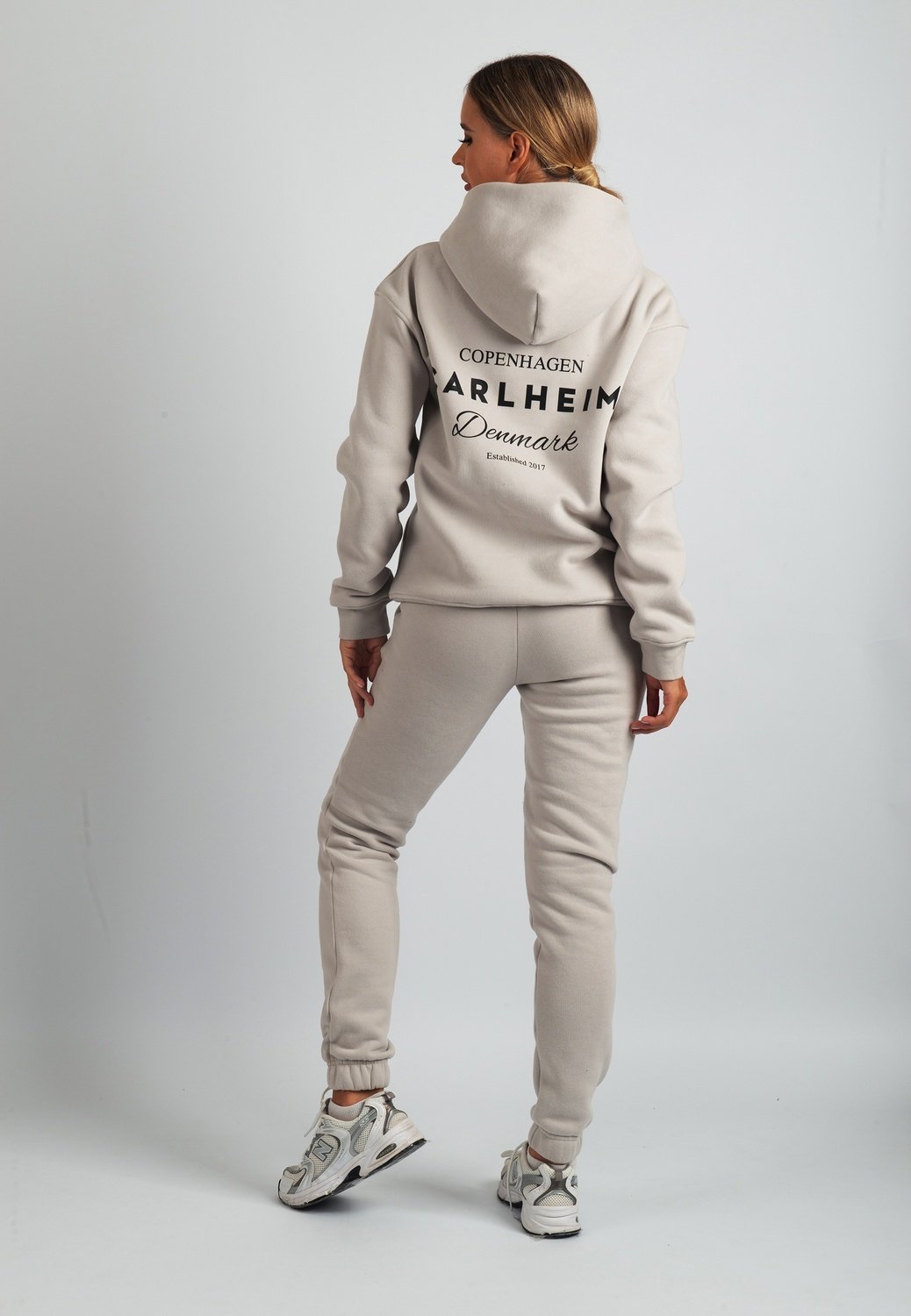 Harper Branded Hoodie (Stone)