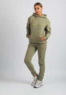 Harper Branded Hoodie (Olive)