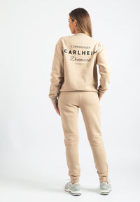 Harper Branded Sweatshirt (Tan)