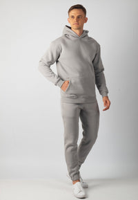 Hudson Branded Hoodie (Stone Grey)