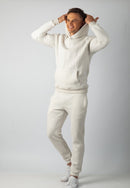 Hudson Branded Hoodie (Marl White)