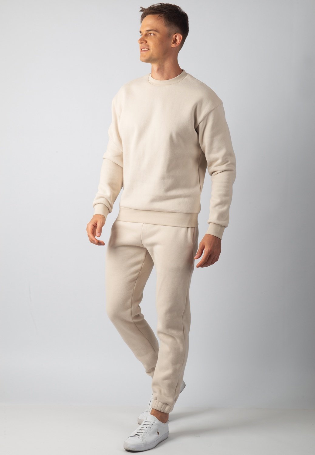 Hudson Branded Sweatshirt (Beige)