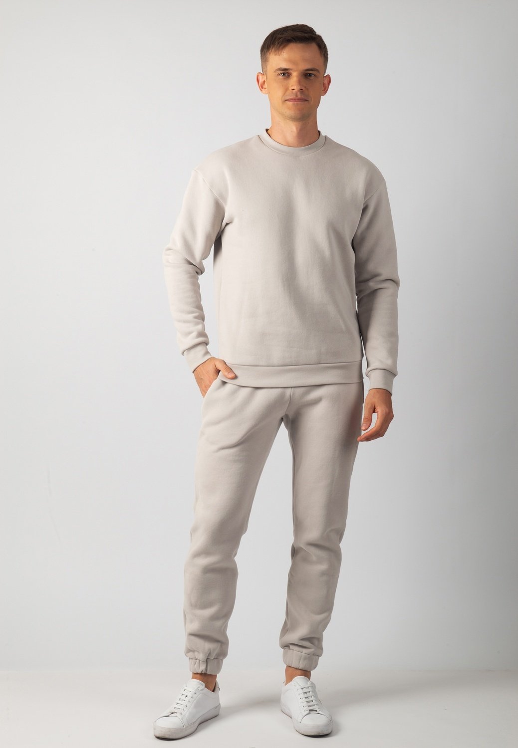 Hudson Branded Sweatshirt (Stone)