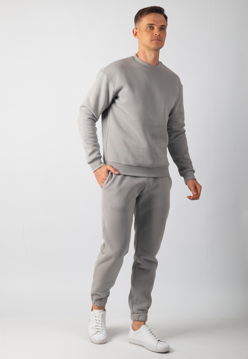 Hudson Sweatshirt (Stone Grey)