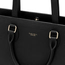 Mary Genuine Leather Handbag (Black)