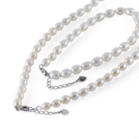 Natural pearl DIANA necklace & bracelet