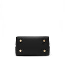Selma Genuine Leather Handbag (Black)