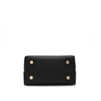 Selma Genuine Leather Handbag (Black)