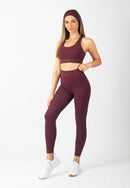 Serenita Leggings (Burgundy)