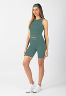 Serenita Shorts 8" (Mineral Blue)