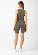 Serenita Shorts 8" (Pink Taupe)