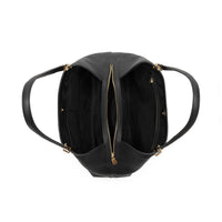 Stella Genuine Leather Handbag (Black)