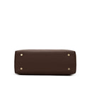 Stella Genuine Leather Handbag (Brown)