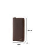 Atlas Genuine Leather Travel Organizer (Brown)