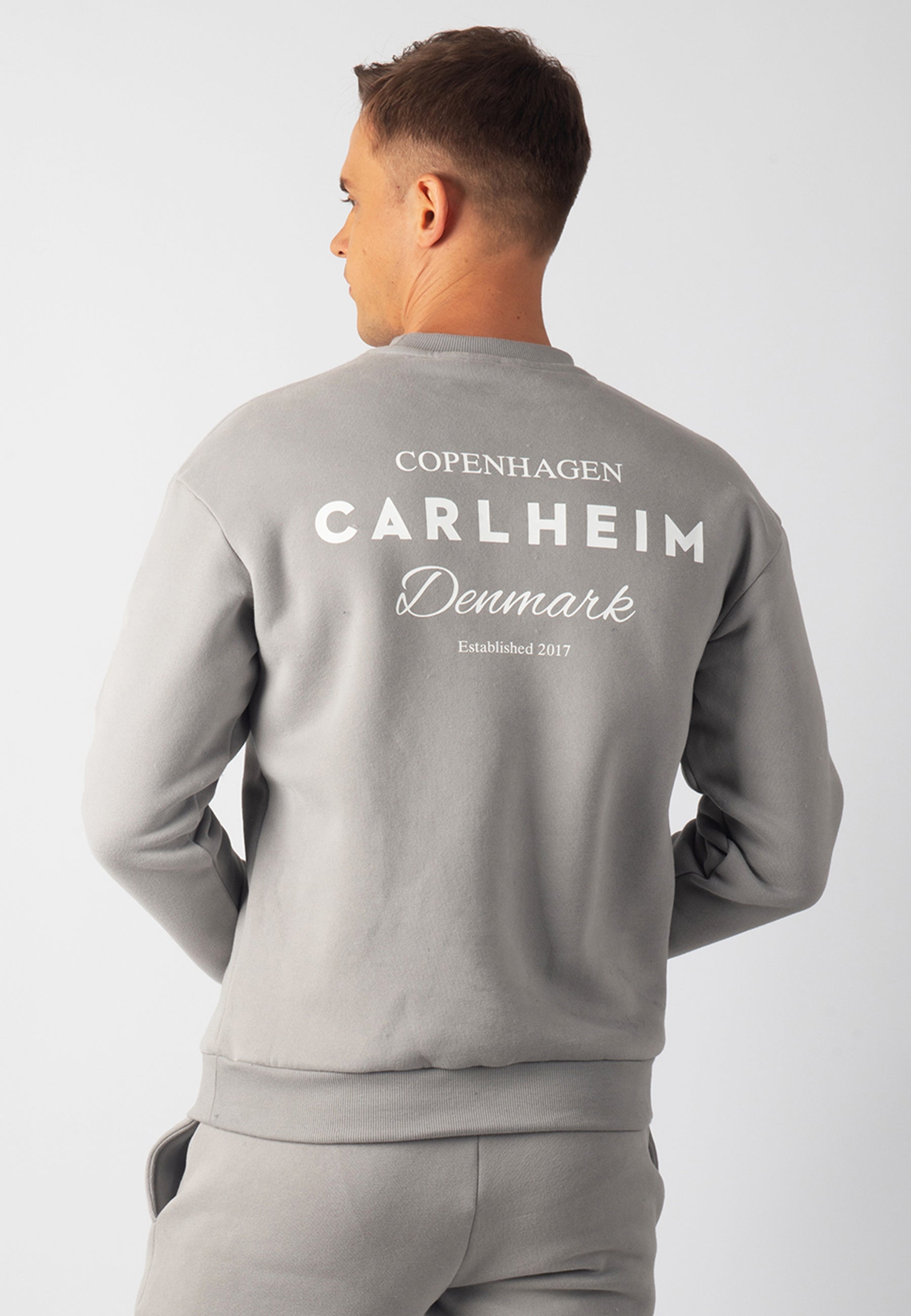 Hudson Branded Sweatshirt (Stone Grey)