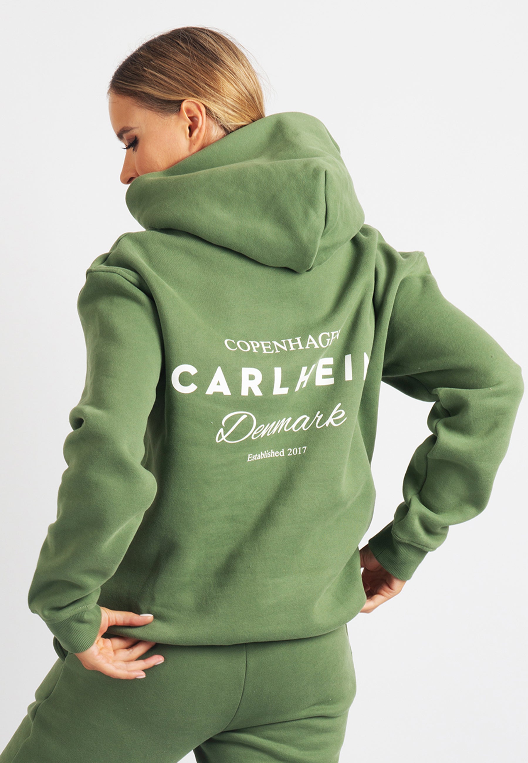 Harper Branded Hoodie (Green)