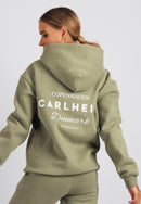 Harper Branded Hoodie (Olive)