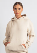 Harper Branded Hoodie (Beige)