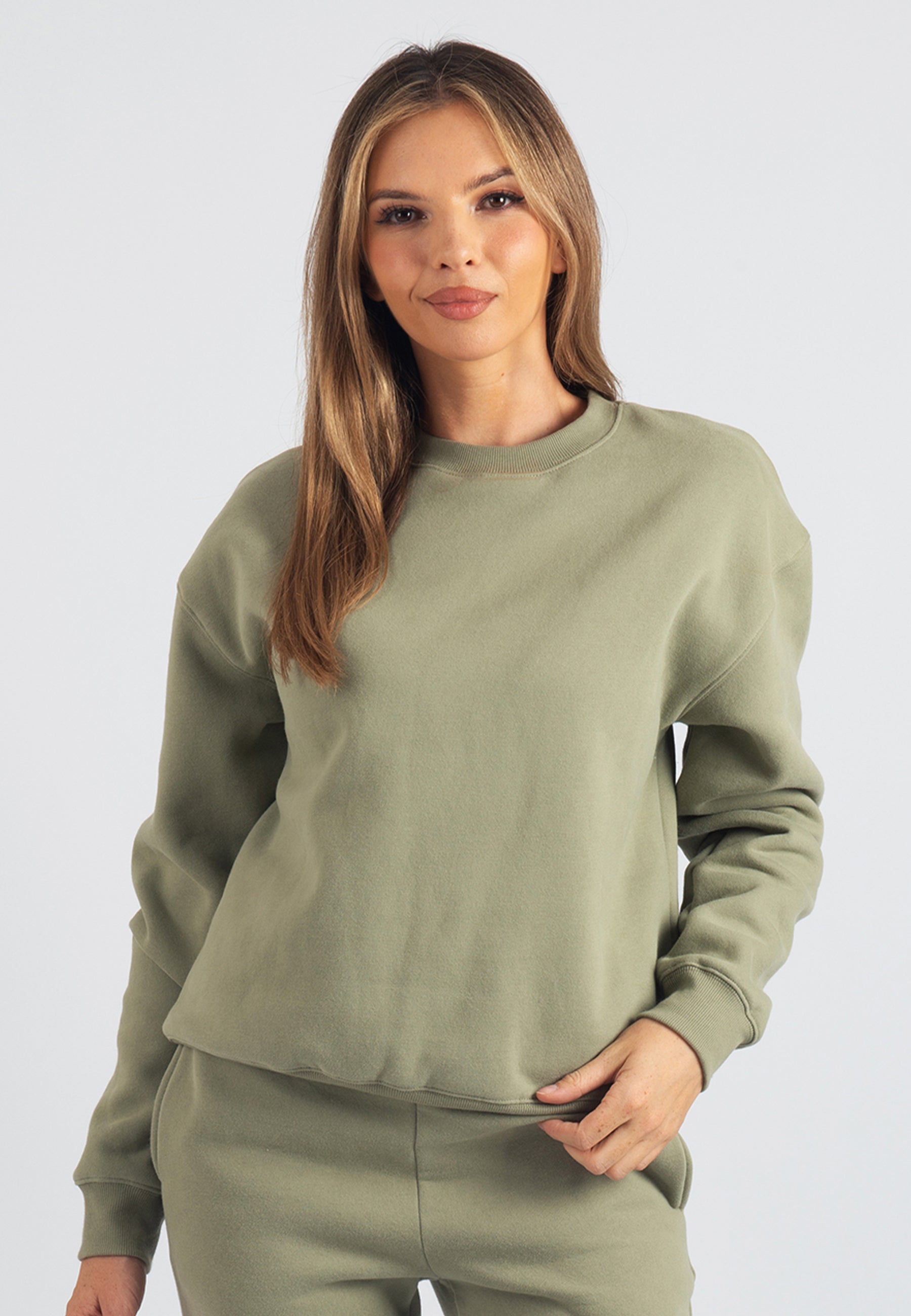 Harper Branded Sweatshirt (Olive)