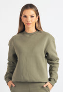 Harper Sweatshirt (Safari Green)