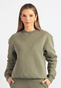 Harper Sweatshirt (Safari Green)